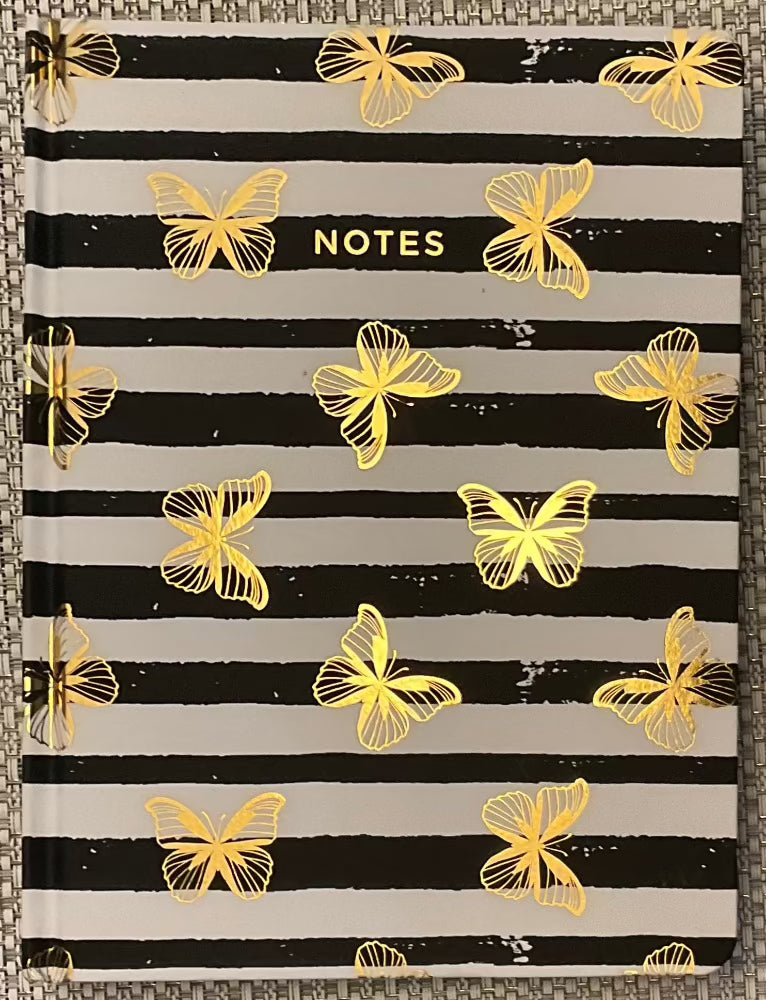 Notebook/Journal: Striped Butterfly