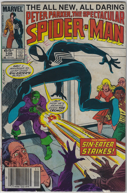 Comic Book: Peter Parker, The Spectacular Spider-Man #108 (Newsstand)