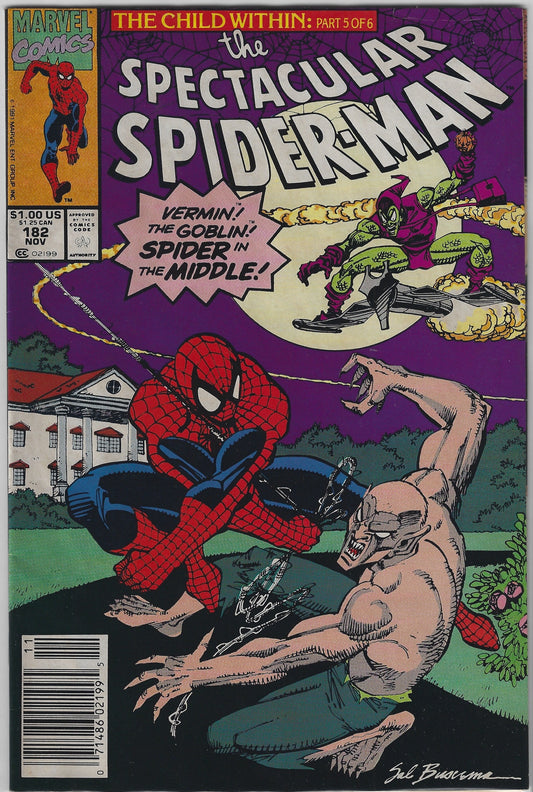 Comic Book: Spectacular Spider-Man, The #182 (Newsstand)