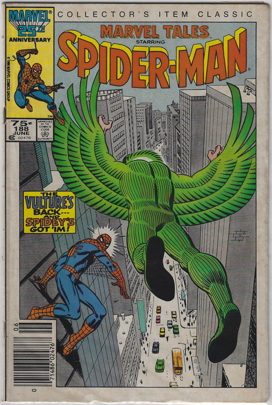 Comic Book: Marvel Tales, The #188 (Newsstand)