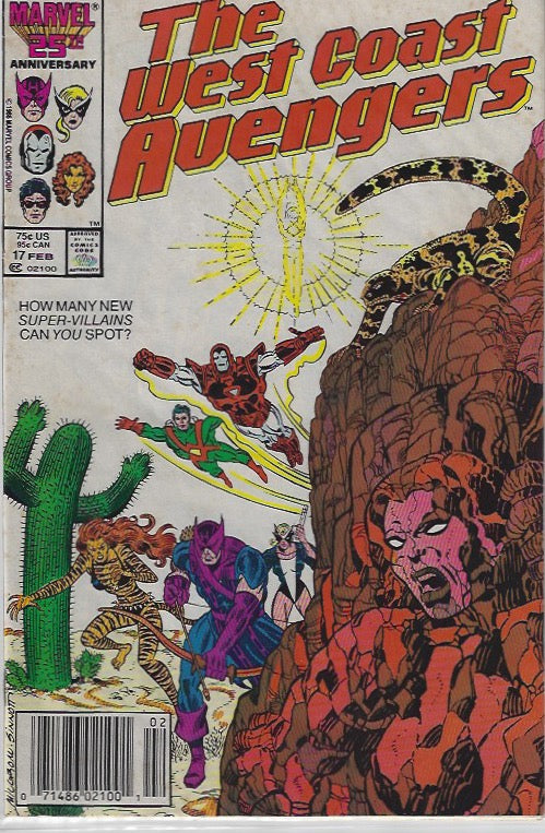 Comic Book: West Coast Avengers, The #17 (Newsstand)