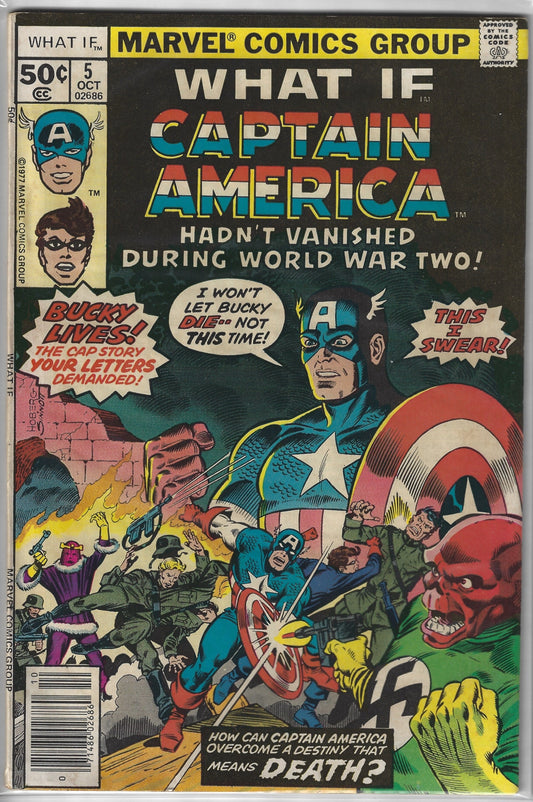 Comic Book: WHAT IF Captain America #5 (Newsstand)