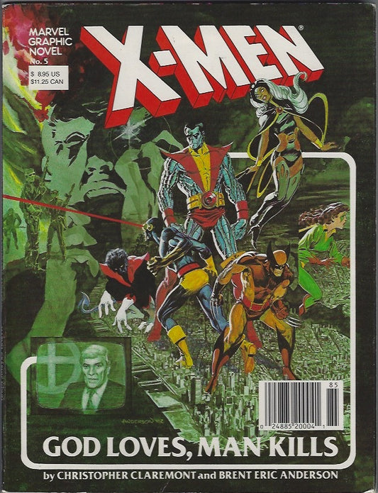 Comic Book: Marvel Graphic Novel No. 5; X-Men *