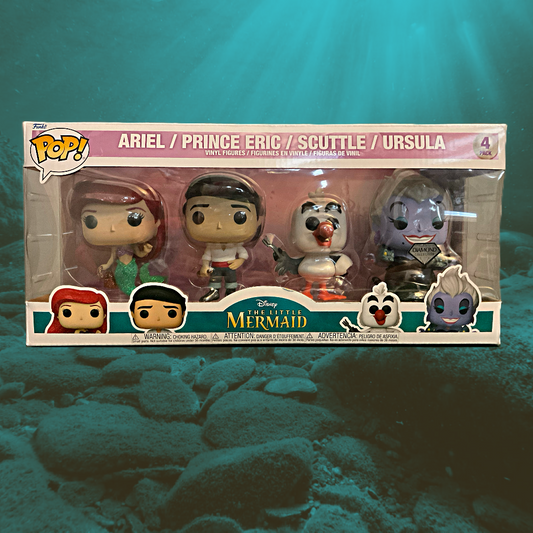 POP! The Little Mermaid 4 Pack set