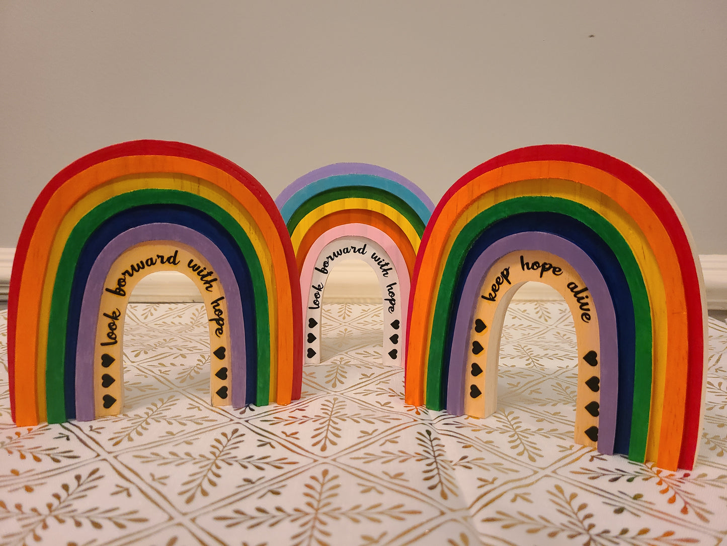 Wooden Rainbow, freestanding