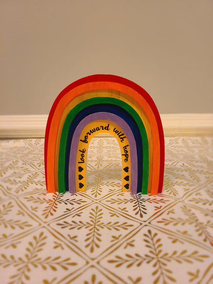 Wooden Rainbow, freestanding