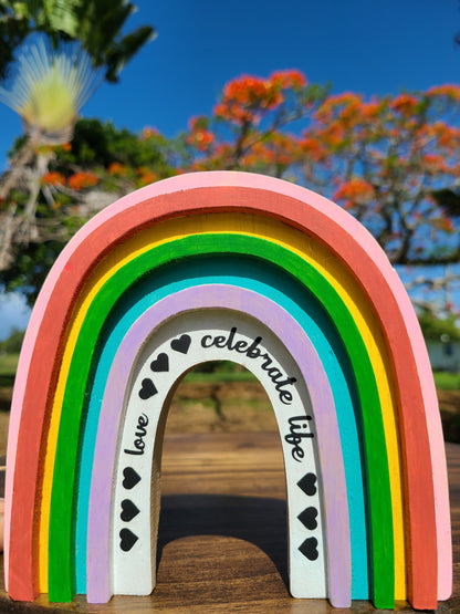 Wooden Rainbow, freestanding